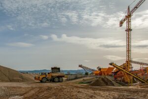 gravel pit, machinery, volvo, loader, aggregates, aggregates, aggregates, aggregates, aggregates, aggregates