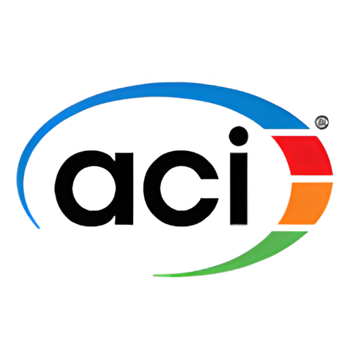 American Concrete Institute ACI logo representing concrete standards and expertise