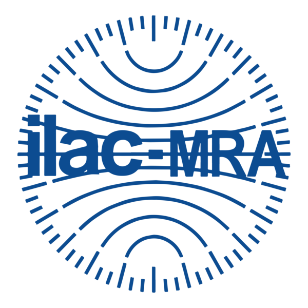 ILAC MRA logo representing international laboratory accreditation recognition